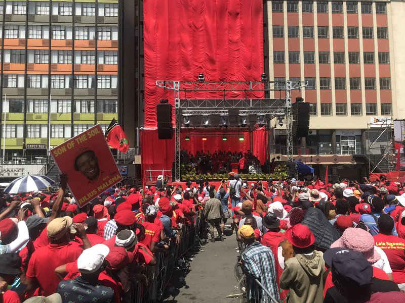 EFF manifesto launch 2021 Thandi Square JHB September 26