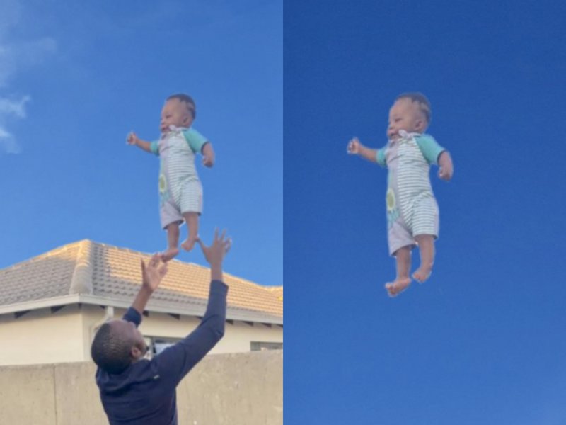 Baby mid air thread
