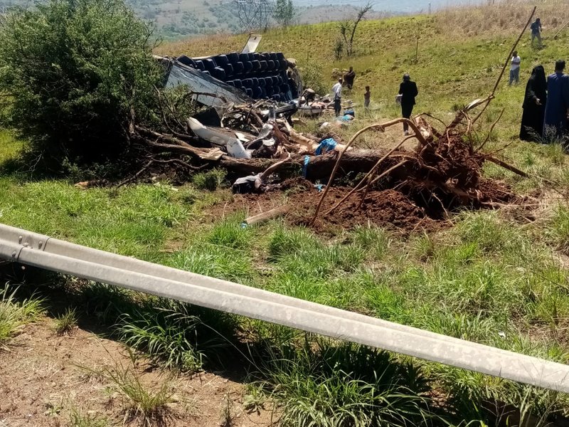 Multiple killed, injured in N3 bus crash near Tugela River N3 crash