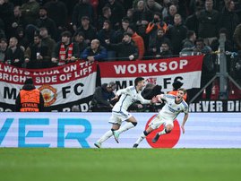 FC Copenhagen's Sweden’s forward Roony Bardghji (L) celebrates against Manchester United