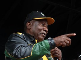 ANC president Cyril Ramaphosa 28 oct