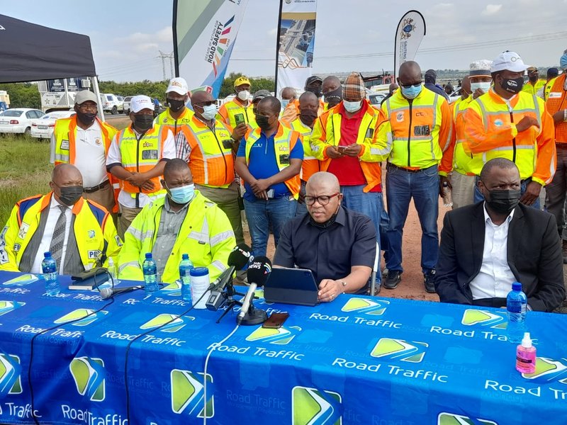 Transport Minister Fikile Mbalula 22 dec