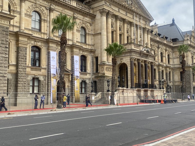 Cape Town City Hall readies for SONA 2022