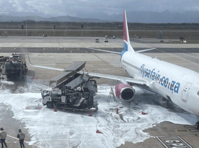 FLYSAFAIR FUEL SPILL