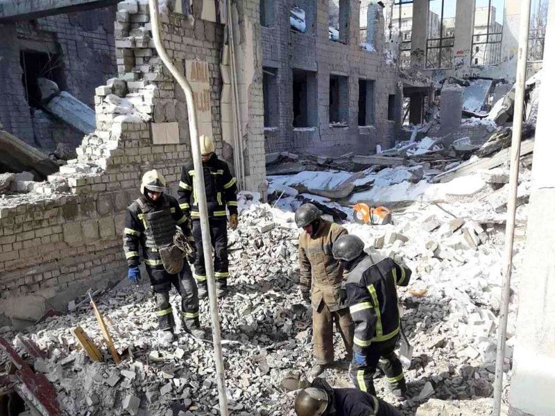 Home for disabled near Kharkiv in Ukraine hit by Russian strikes: official