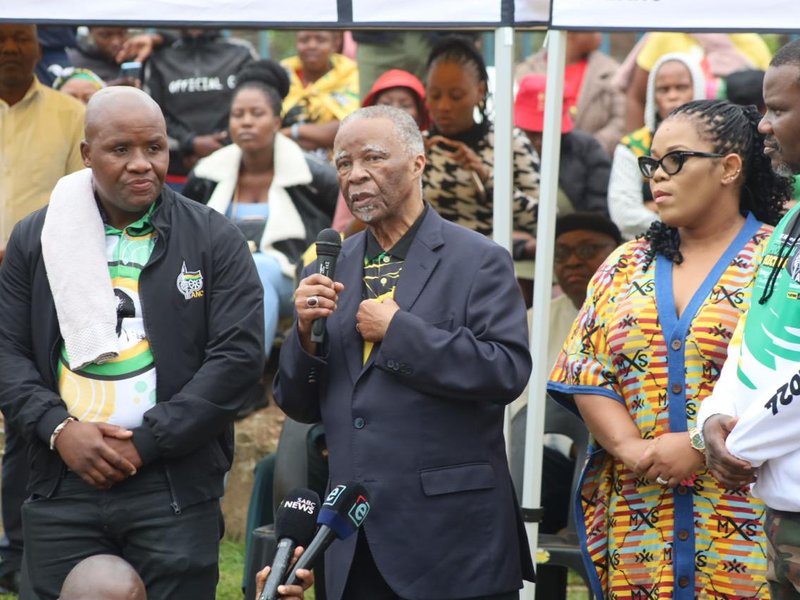FORMER PRESIDENT THABO MBEKI IN KZN
