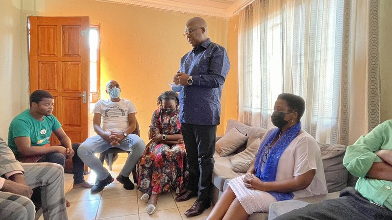 MEC Panyaza @Lesufi is currently visiting the family of one of the deceased educators from Lekgalong Primary School in Ga-Rankuwa who were fatally shot on Monday, 21 March 2022.