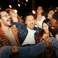 FRIENDS AT A PARTY