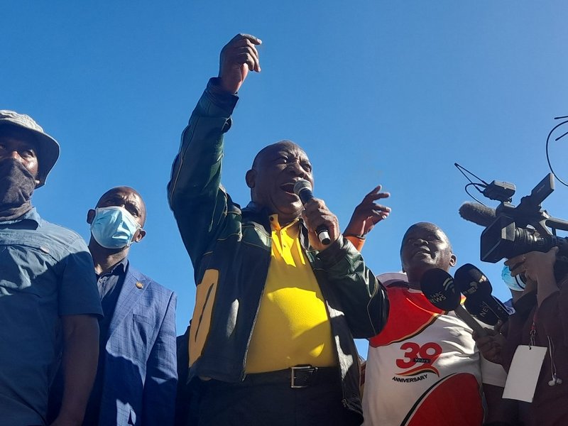 Cyril Ramaphosa MayDay rally