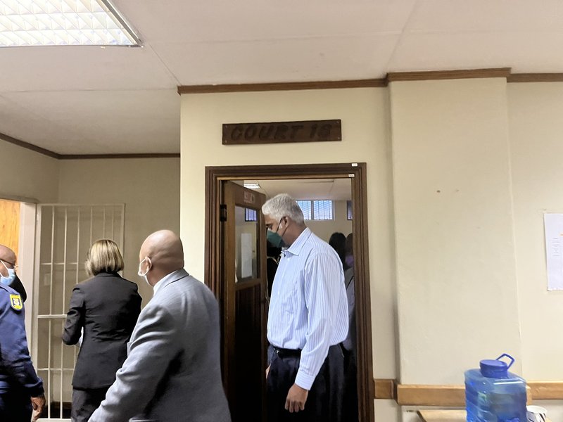 Two  @City_Ekurhuleni  officials, Nelish Sigh and Andrew Mphushomadi, and businessman Velero David jailed for tender fraud amounting to R21.8 million, corruption and money laundering.