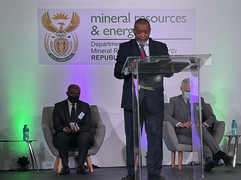 DMRE MINISTER GWEDE MANTASHE JUNE 2022