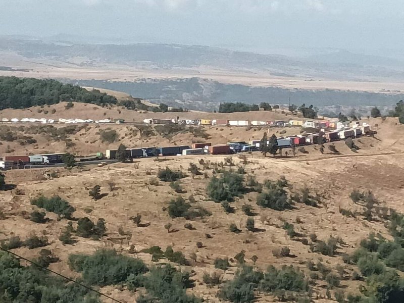 Truckers protest
