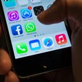 Facebook and WhatsApp applications on mobile phone
