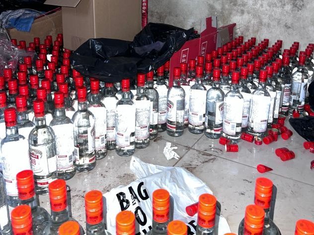 suspected illicit vodka