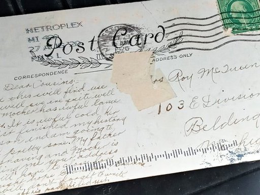 Postcard 100 years old