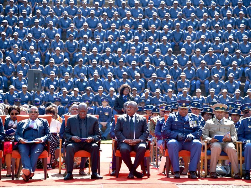 Cyril Ramaphosa SAPS memorial
