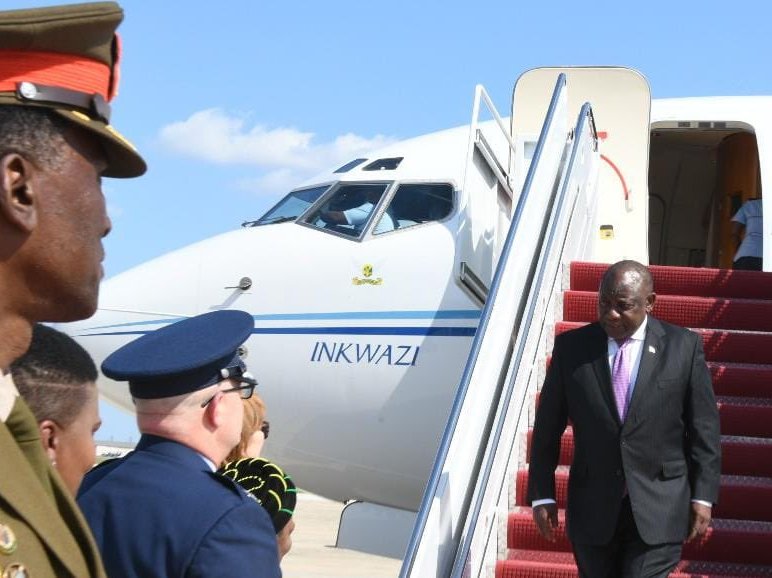 Ramaphosa arrives in US to meet Biden