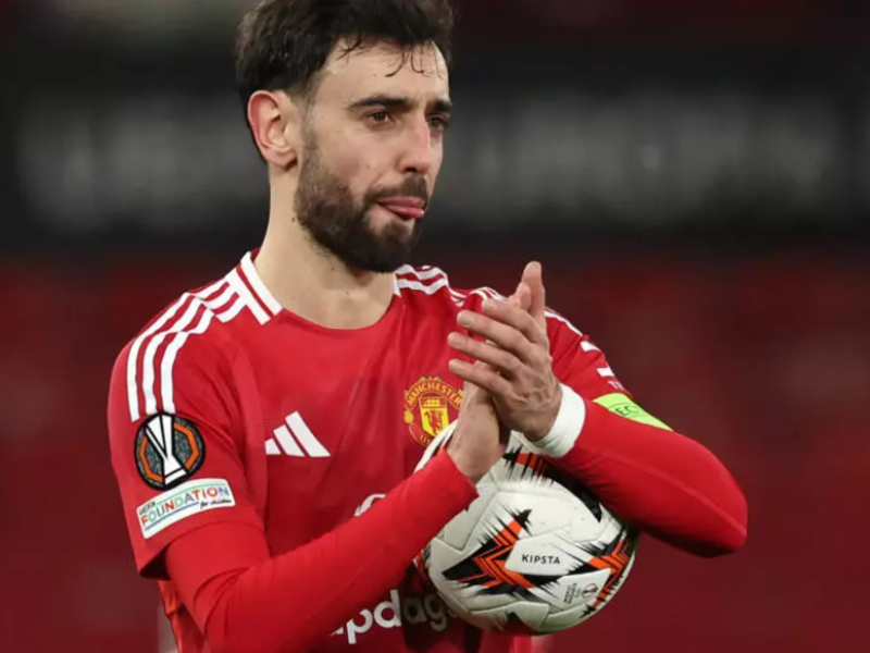 Manchester United captain Bruno Fernandes
