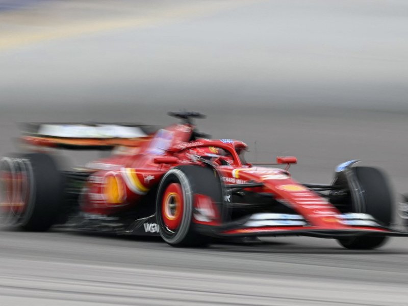 Ferrari's Charles Leclerc at Singapore Grand Prix