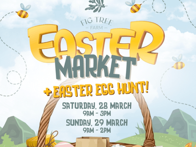 The hunt is on at the Fig Tree Farm Easter Market