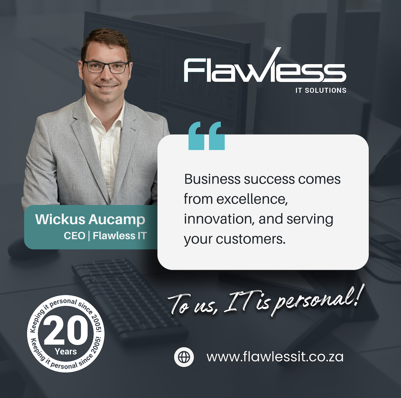 Flawless IT Solutions CEO Wickus Aucamp