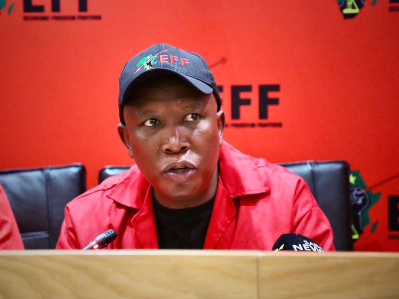 EFF leader Julius Malema media briefing 10 feb