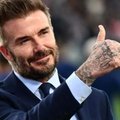 Football superstar David Beckham