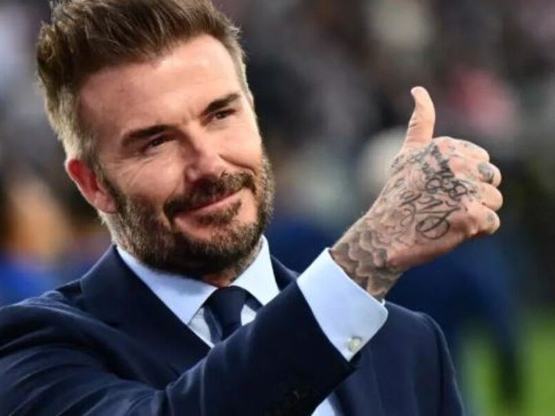 Football superstar David Beckham