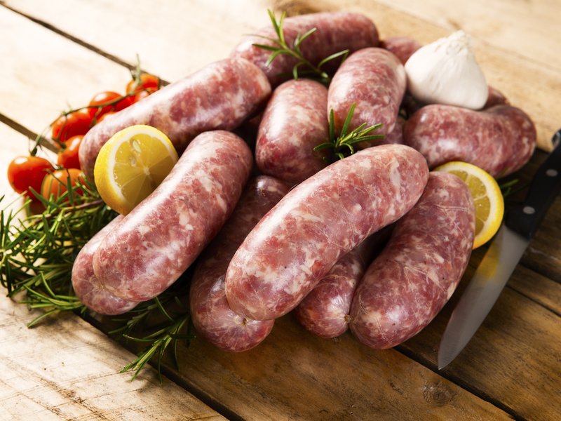 Fresh sausages