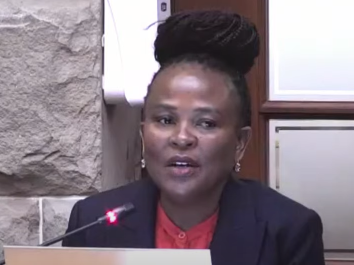 Suspended Public Protector Advocate Busisiwe Mkhwebane