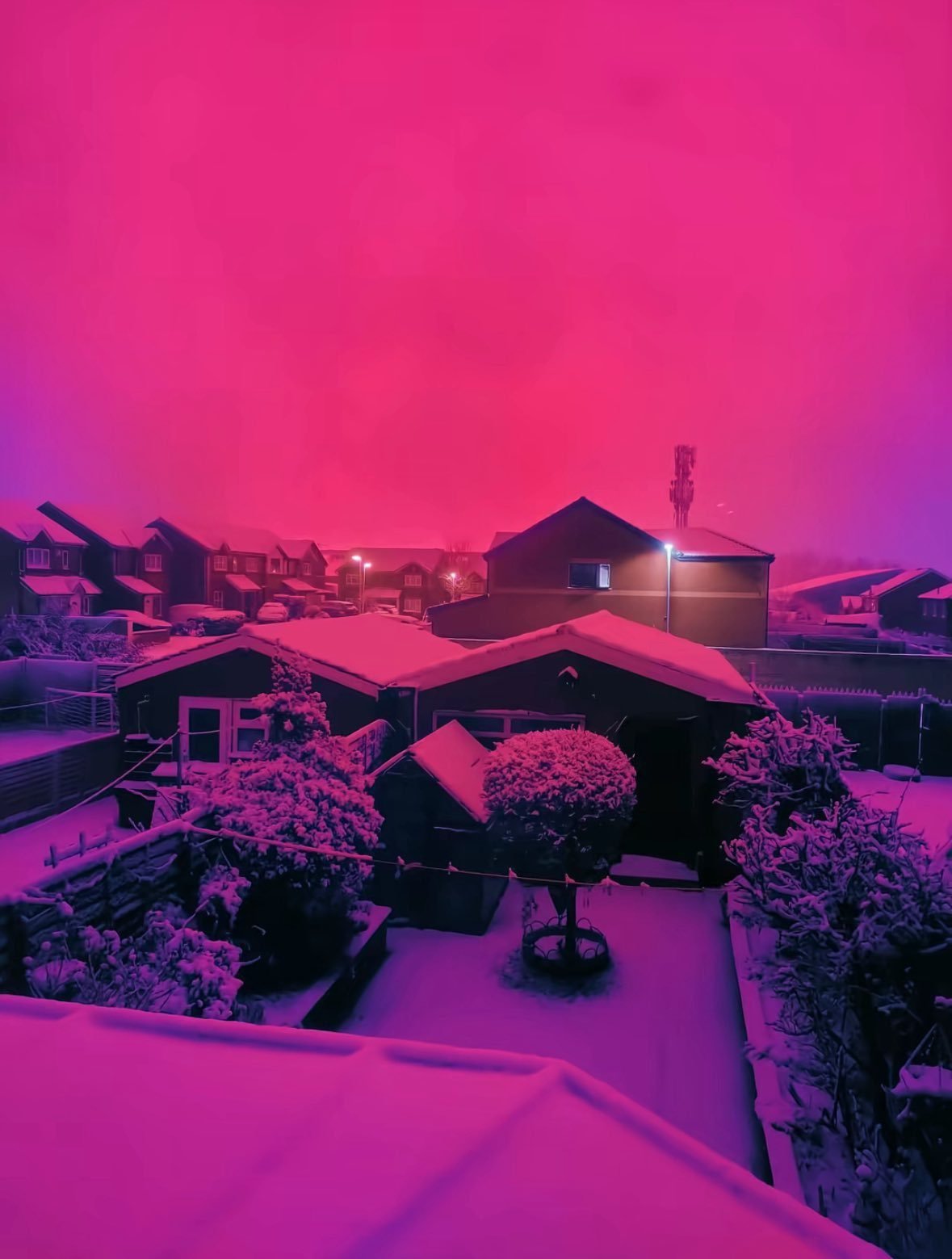 Birmingham pink sky 03