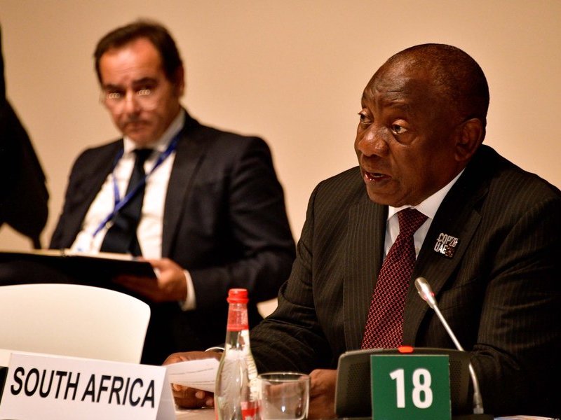 Cyril Ramaphosa Cop 28