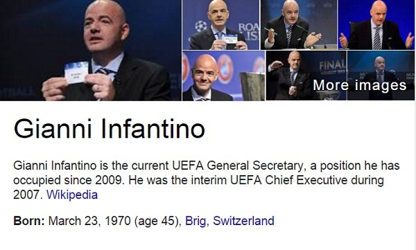 GIANNI INFANTINO