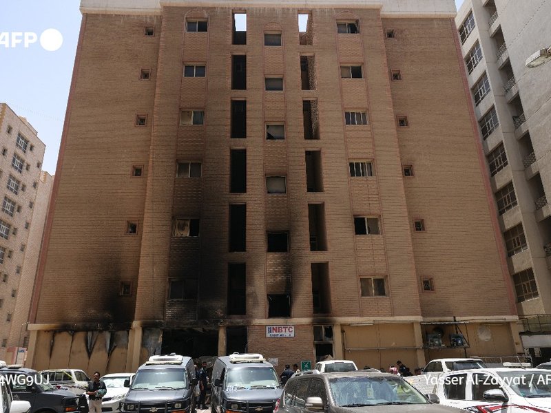More than 35 dead, dozens injured in Kuwait building fire