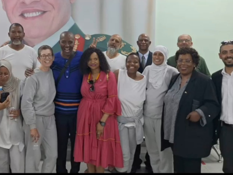 South Africans from the Global Sumud Flotilla arrive in Jordan