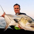 Gareth Brockett in the thick of the garrick action off Durban