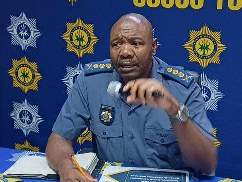 Gauteng Police Commissioner Tommy Mthombeni