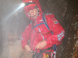 Gavin Raubenheimer before rescue