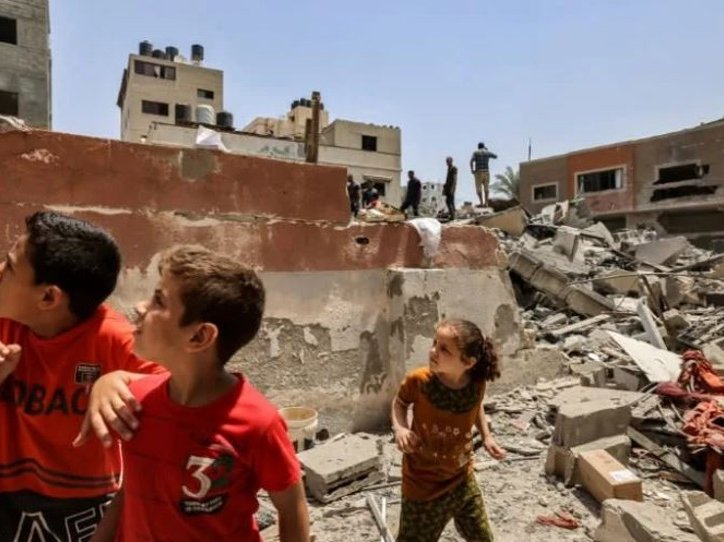 Gaza children 6 August 2022
