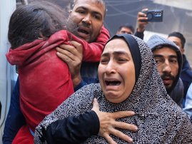 Gazans flee homes, dig through rubble as Israeli strikes resume