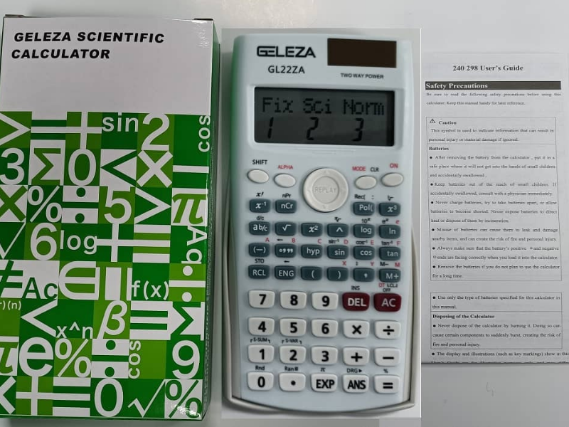 Parents, have you heard about the 'Geleza' scientific calculator brand?