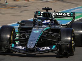 Mercedes George Russel on sprint pole at Chinese Grand Prix