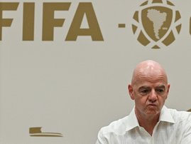 Embattled FIFA president Gianni Infantino receives Trump backing