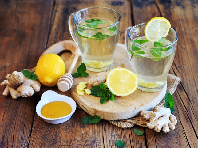 Ginger tea for colds