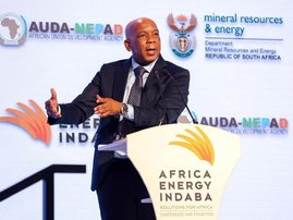 Electricity and Energy Minister Kgosientsho Ramokgopa at the 2025 Africa Energy Indaba