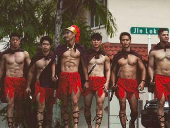 Gladiator groomsmen 