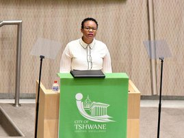 Tshwane mayor Nasiphi Moya