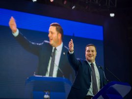 Newly elected federal leader of the Democratic Alliance Geordin Hill-Lewis