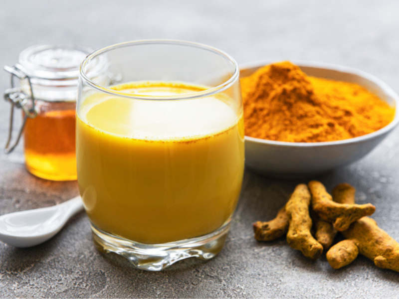 Golden turmeric milk