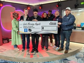 Good Morning Angels Lethabo La Bana Foundation Cheque